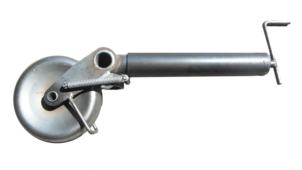 Brantner Kipper und Anhänger - Stützrad Rohrdurchm. 90 mm MU  GRUNDIERT