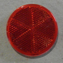 Brantner Kipper und Anhänger - Strahler (Blendlinse) rot Ø 60 mm, selbstklebend