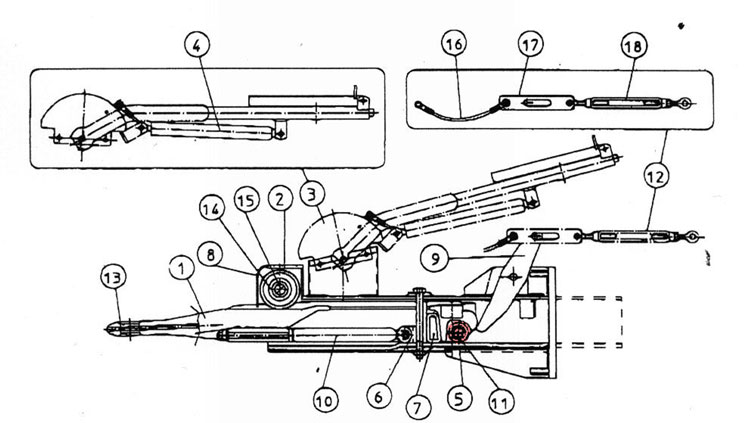 Brantner Kipper und Anhänger - Laufrolle für Auflaufeinrichtung TA80-RC2 FAD