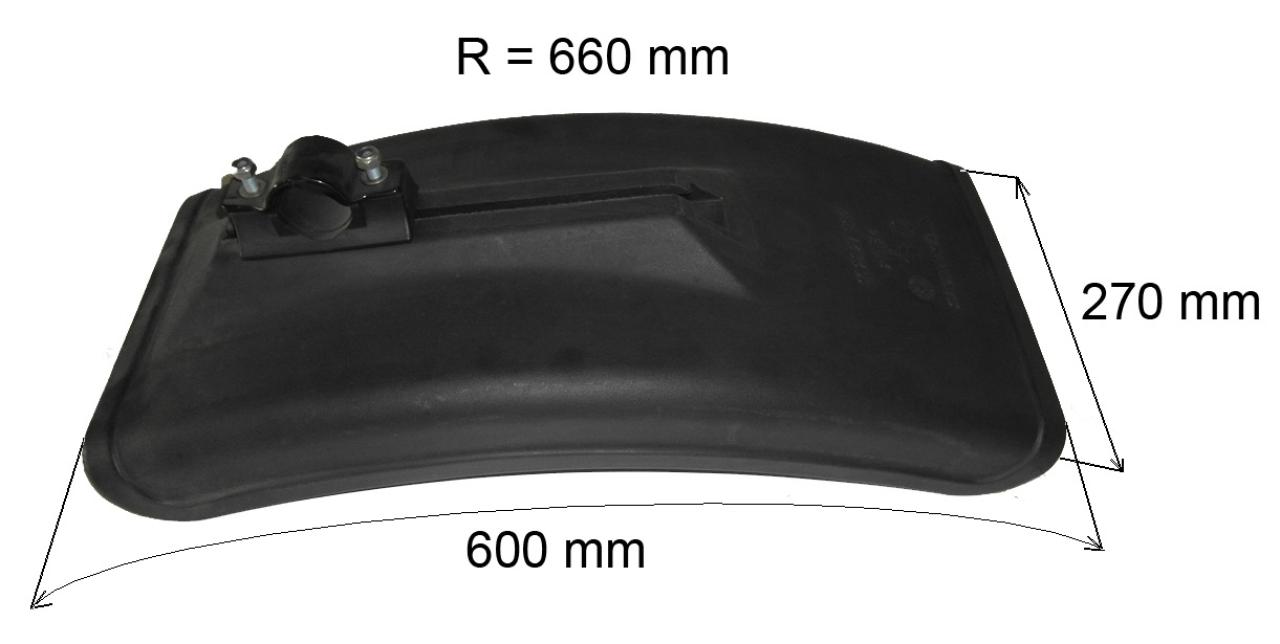 Brantner Kipper und Anhänger - Kotflügel B=270mm R=660mm L=600mm