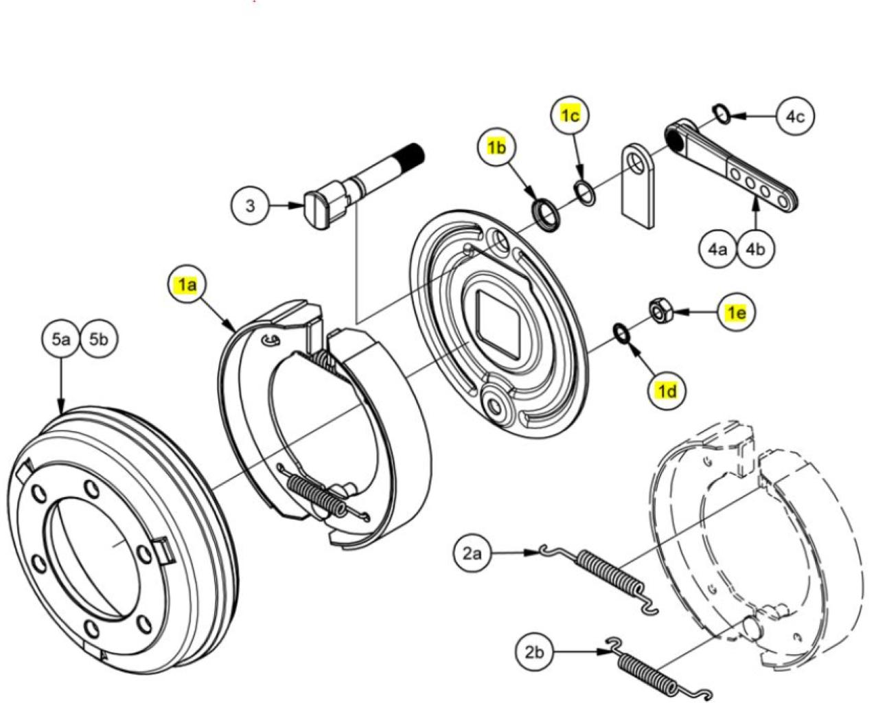 Brantner Kipper und Anhänger - Bremsbackensatz 300x60 für Bremse 306E ADR