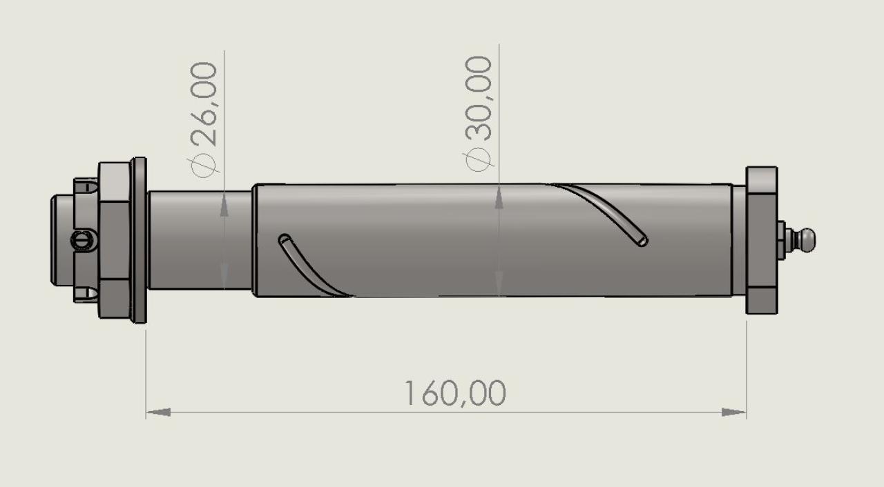 Brantner Kipper und Anhänger - Federbolzen E11 Ø 30x160mm für Federnbock