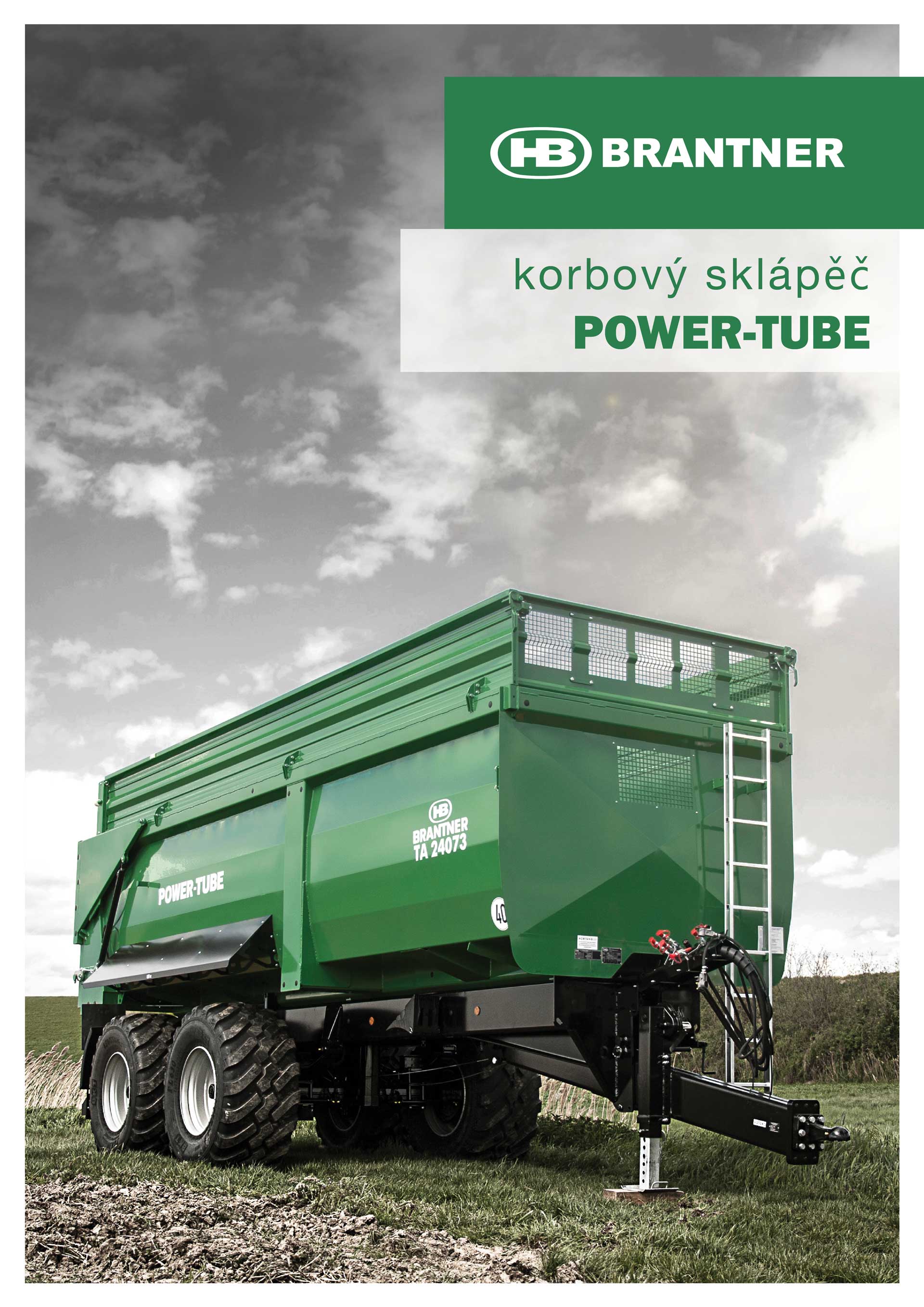 KORBOVÝ SKLÁPĚČ BRANTNER POWER-TUBE - STABILNÍ PŘI SKLÁPĚNÍ