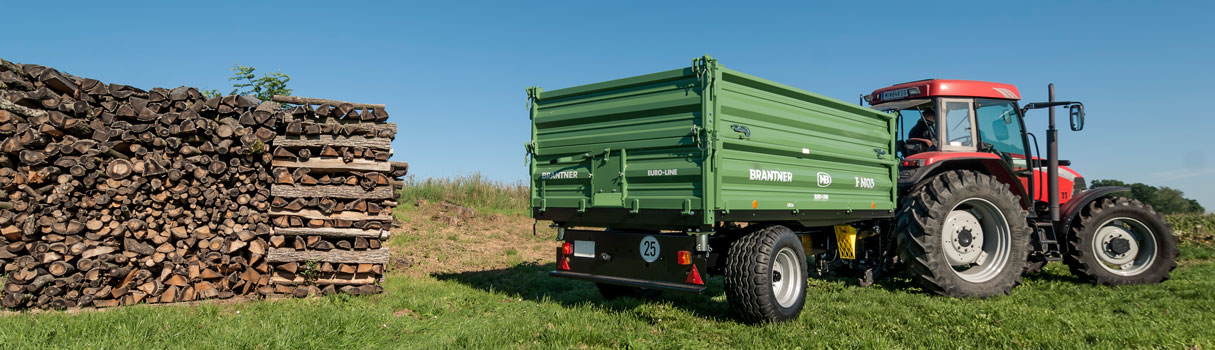 Brantner E6035 single-axle threesidetipper 