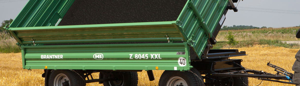 Brantner two-axle twosidetipper Z8045XXL.