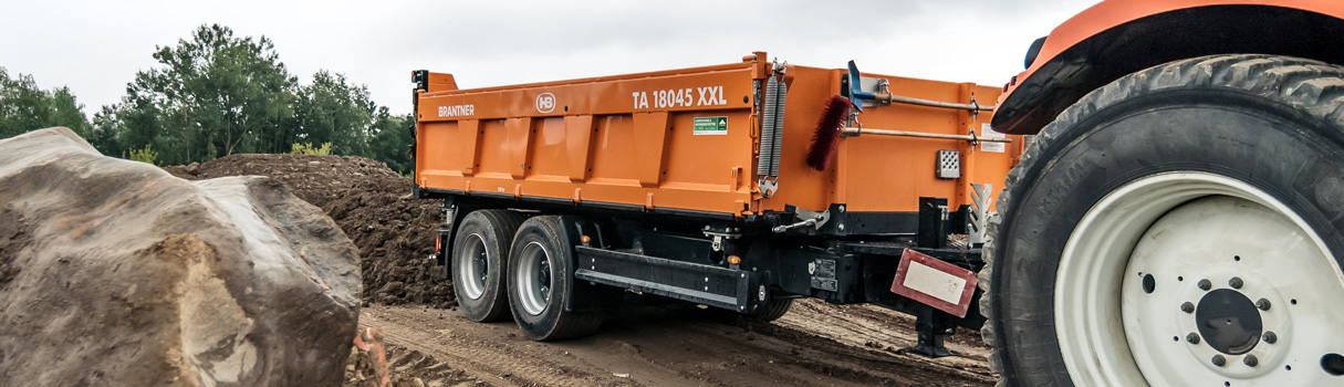 Brantner Sand- and gravel tipper.