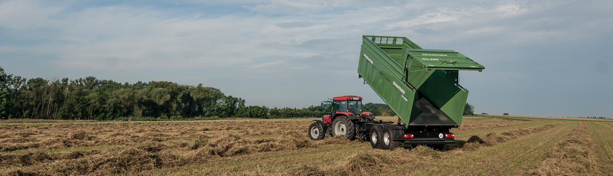 Der Brantner Stabilator ist der Profi Kipper für den ambitionierten landwirtschaftlichen Einsatz.