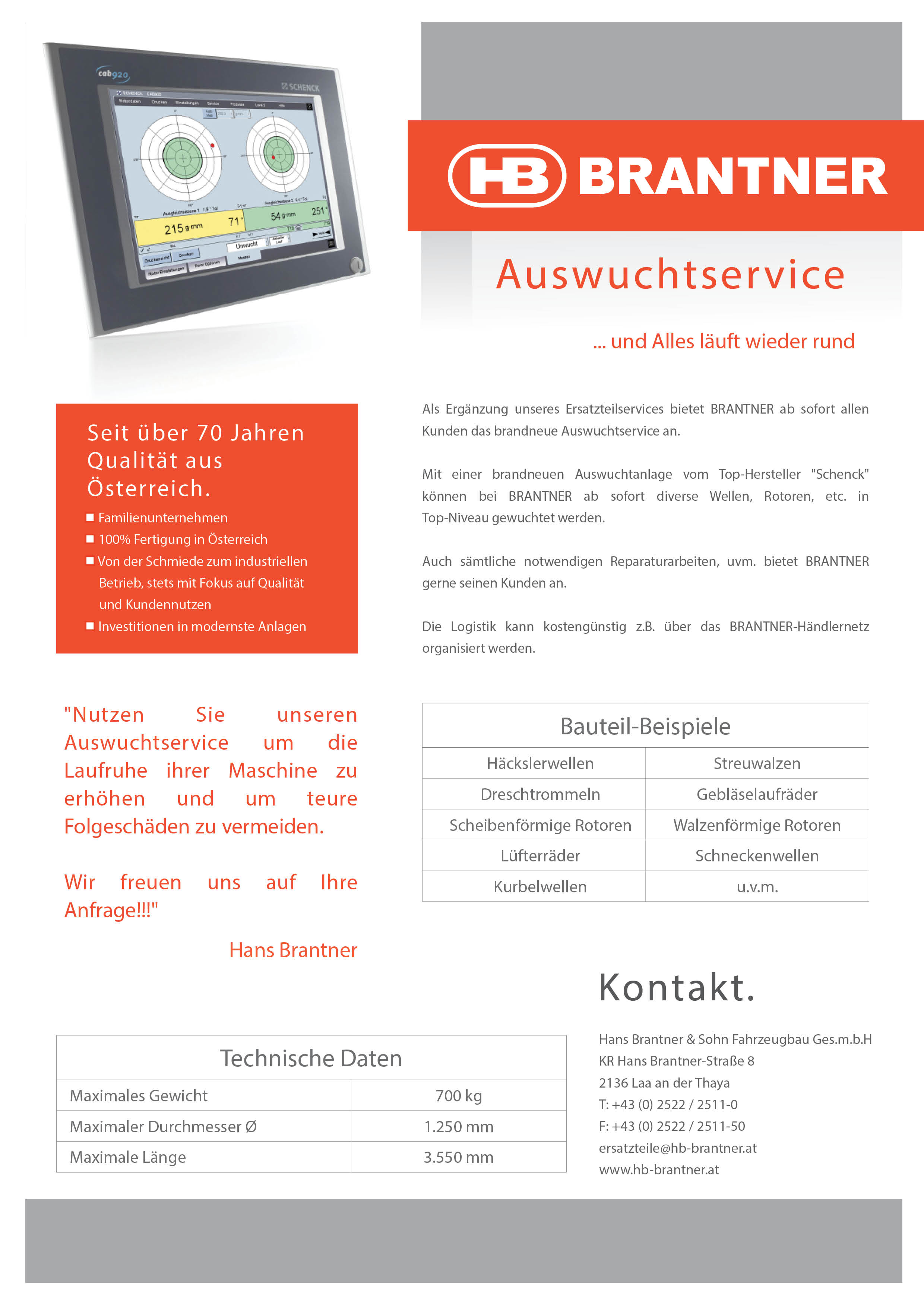 Auswuchtservice