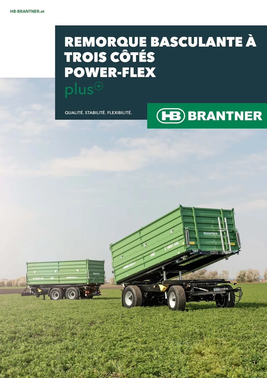 Benne basculante Brantner POWER-FLEX plus+