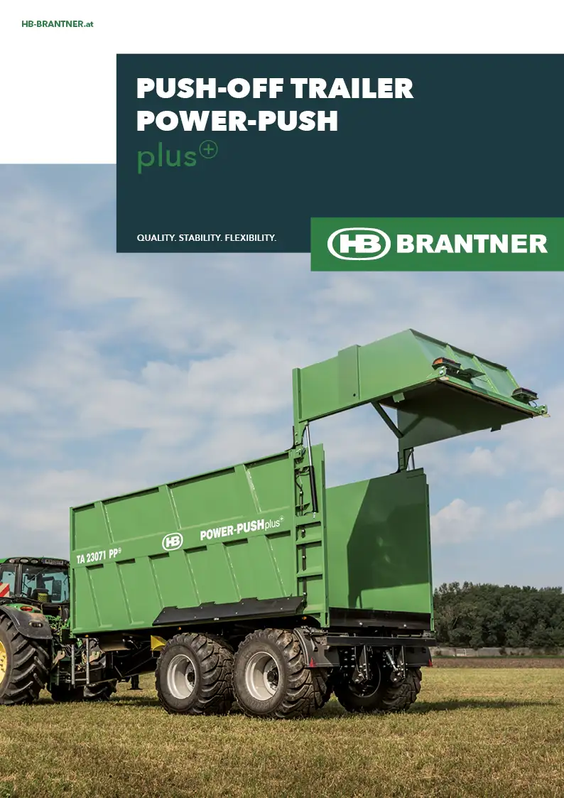 Benne basculante Brantner power-push plus+