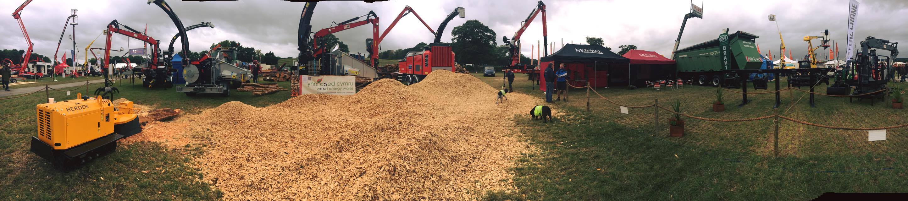 APF forestry, woodland and arboricultural exhibition Brantner Abschiebewagen Deep Power Push