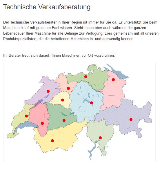 Brantner Importeur-Schulung und Werksbesichtigung Robert Aebi AG Schweiz