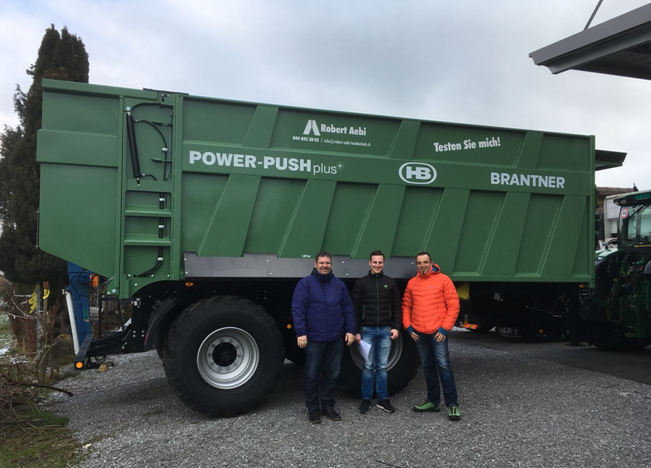 Brantner Abschiebewagen auf der Tier und Technik St. Gallen