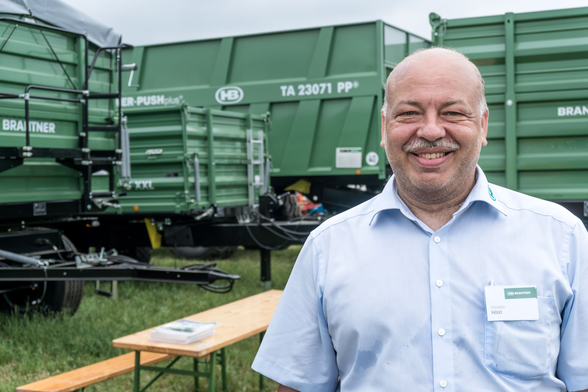 Brantner Fahrzeugbau Mulden, Abschieber, Zweiachser am Feldtag Grafenegg